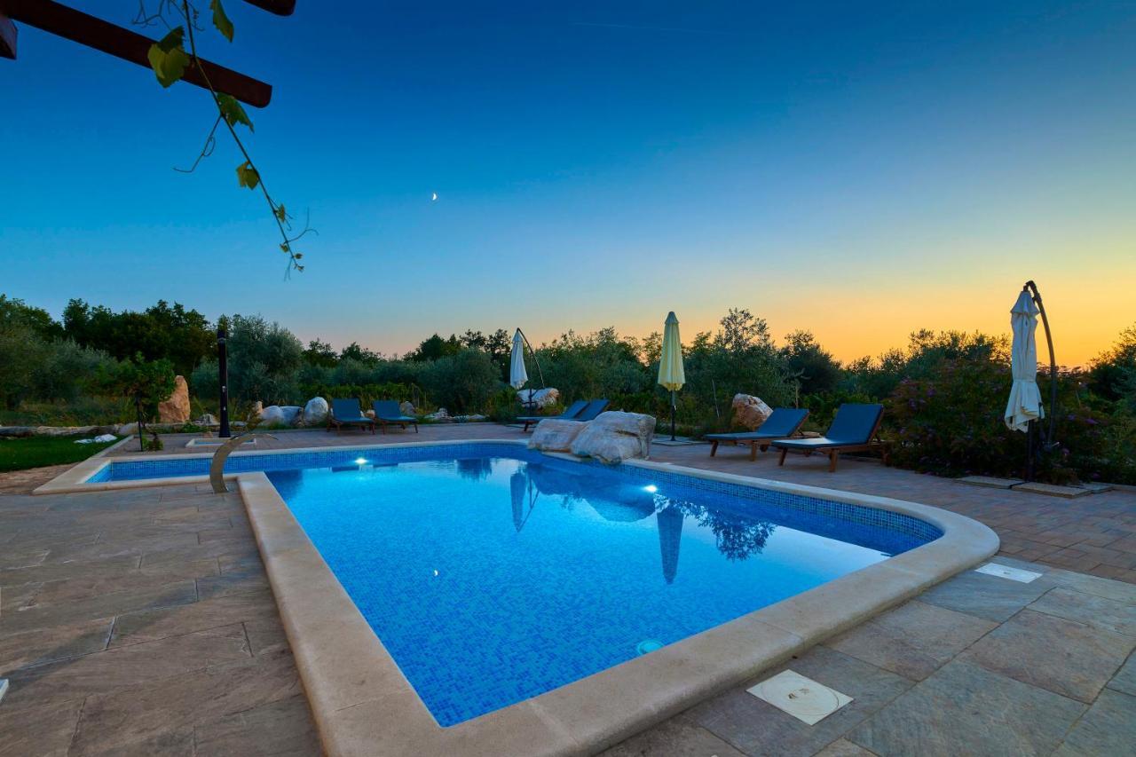 Relax House Surrounded By Olives And Vineyard Villa Stifanići Dış mekan fotoğraf