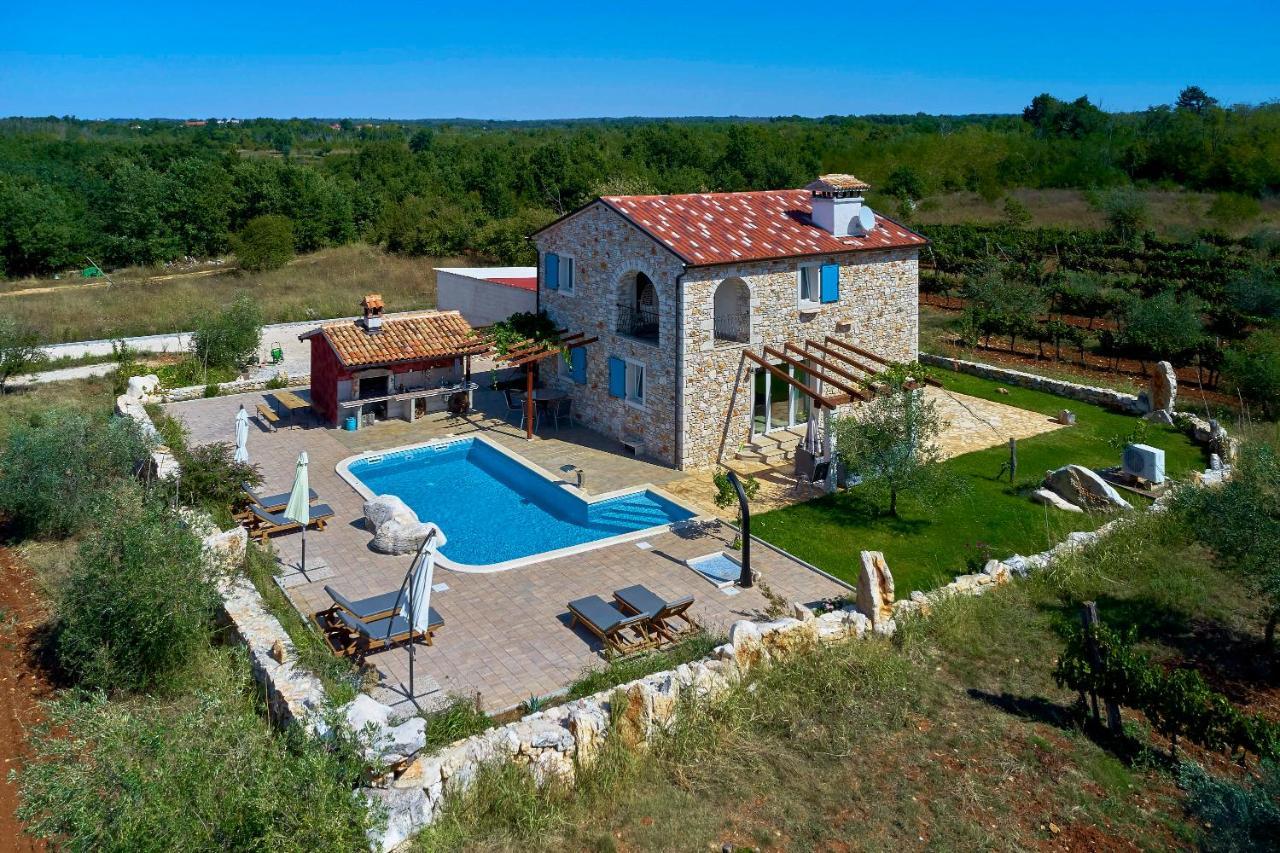 Relax House Surrounded By Olives And Vineyard Villa Stifanići Dış mekan fotoğraf
